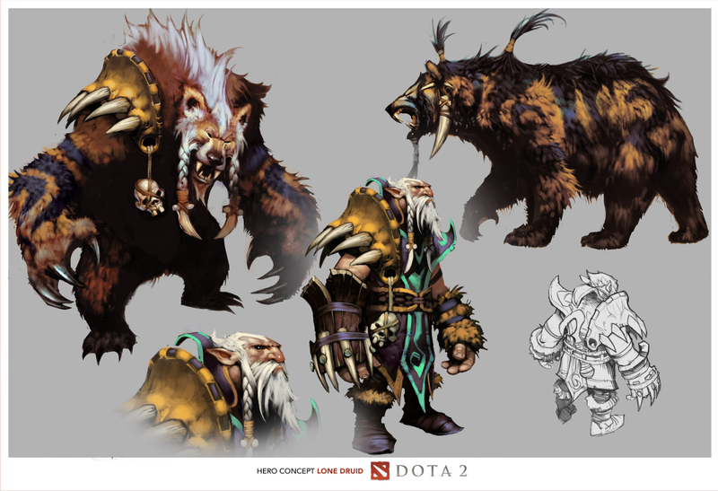 Illustration for article titled DOTA 2's Idea of Valentine's Day is New Character Art